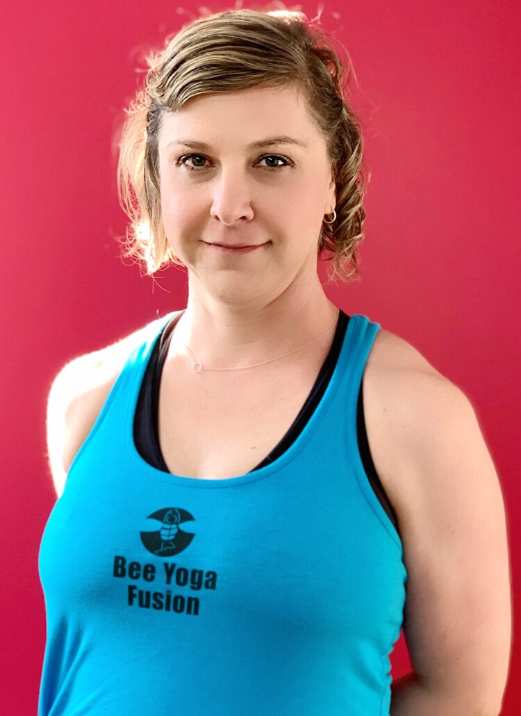 Naomi Reed yoga instructor at Bee Yoga Fusion