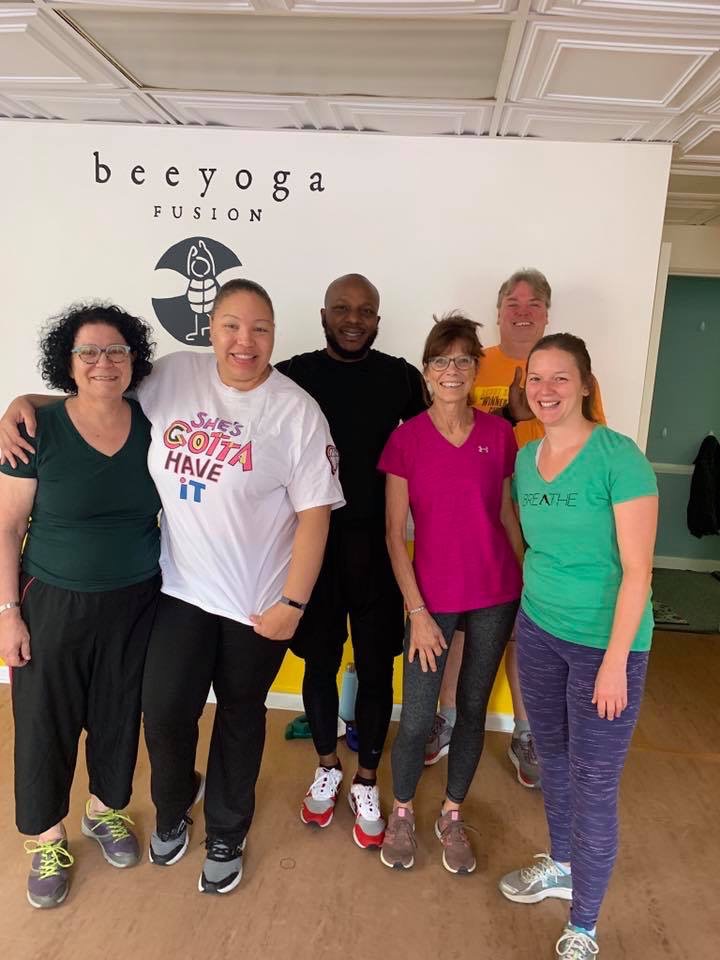 bee yoga fusion group fitness classes