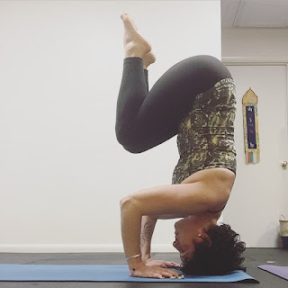headstand gretchen schock bee yoga fusion
