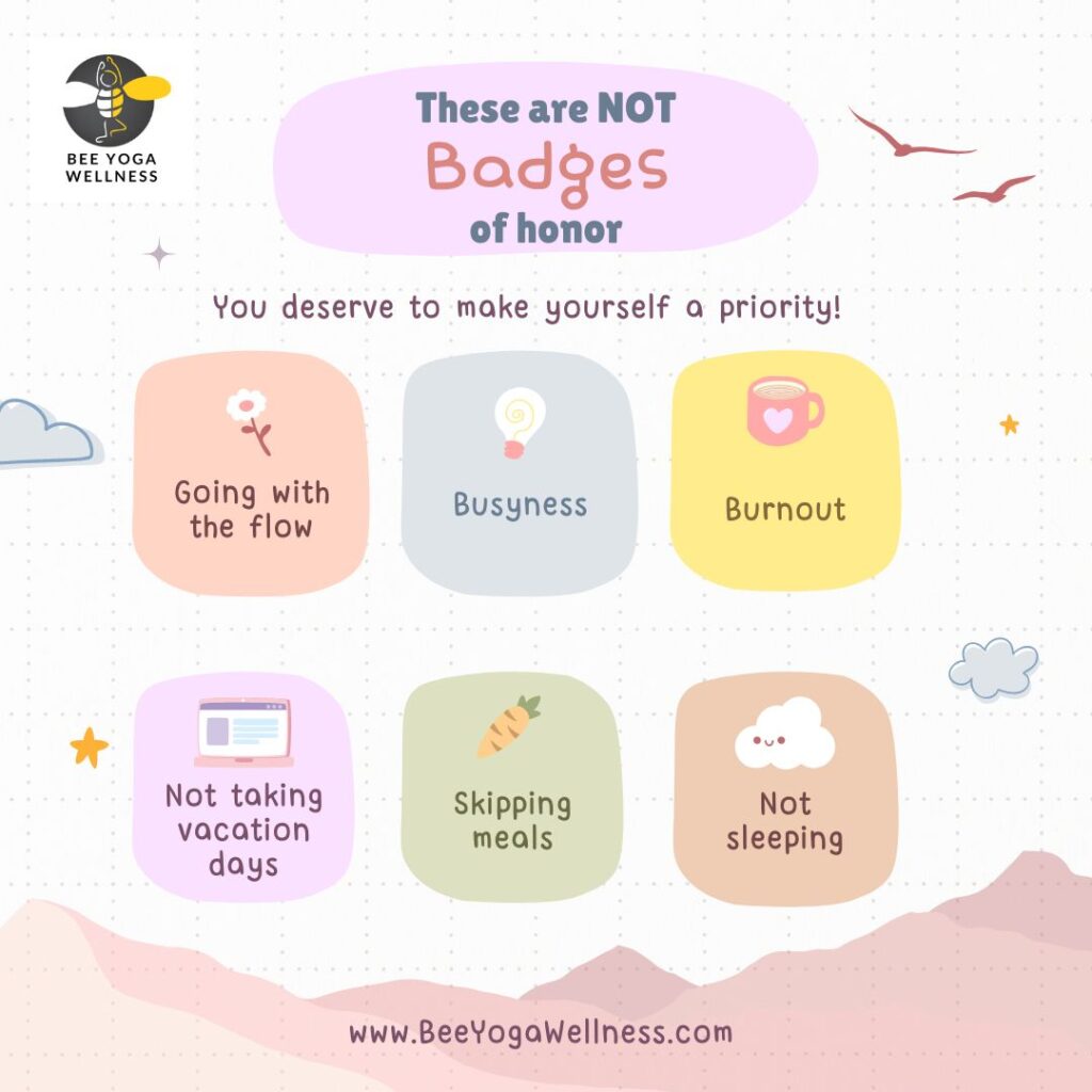 These are not badges of honor infographic