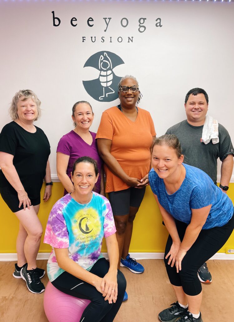 Small group personal training at bee yoga fusion
